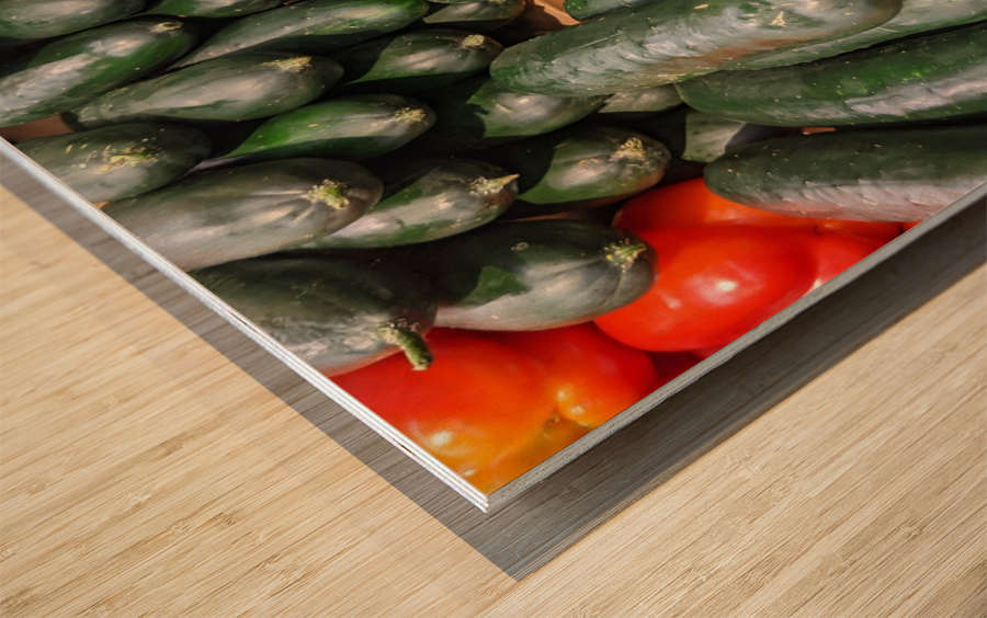 Cucumber Wood print