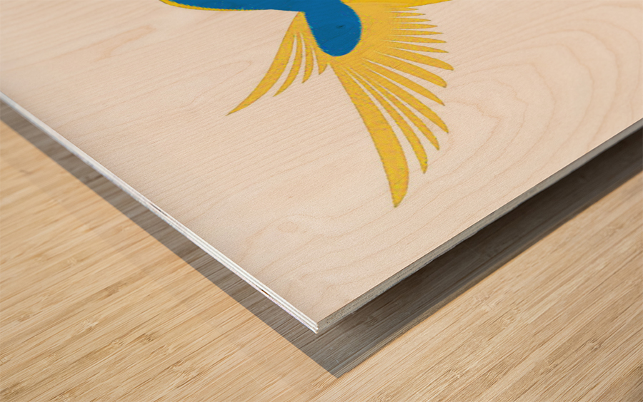 humming4 Wood print