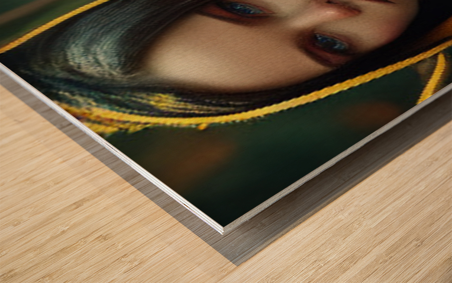 lady3 Wood print