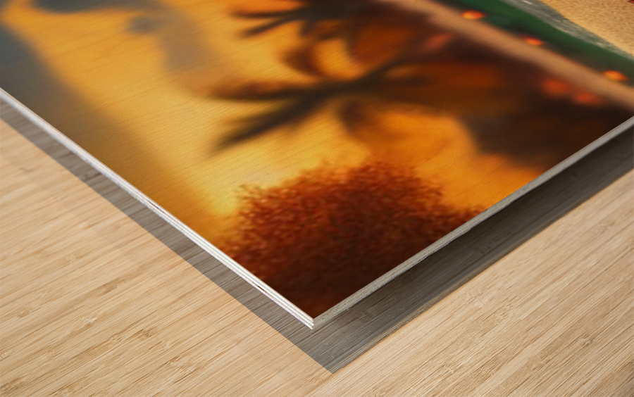 sand3 Wood print