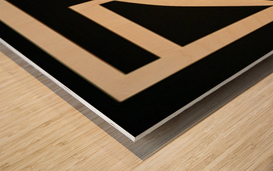 testing Wood print