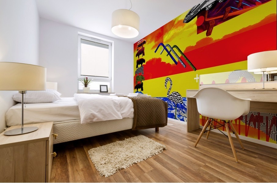 YAKYAKYAK  Mural print