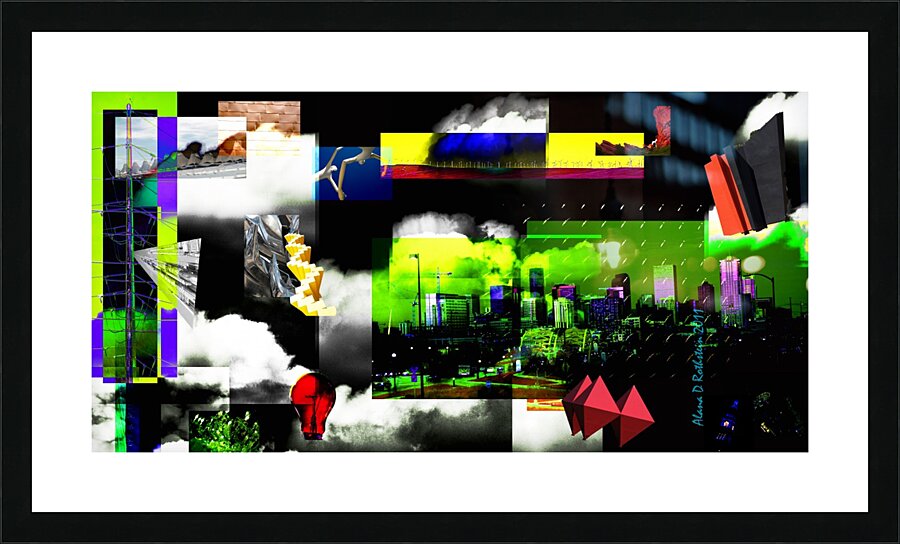 URBAN DENVER 2011 Picture Frame print