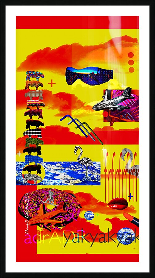 YAKYAKYAK  Picture Frame print