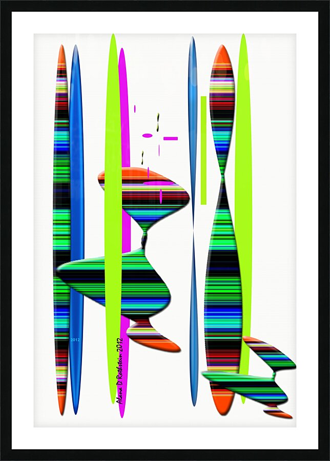 LINEAR 1 Picture Frame print