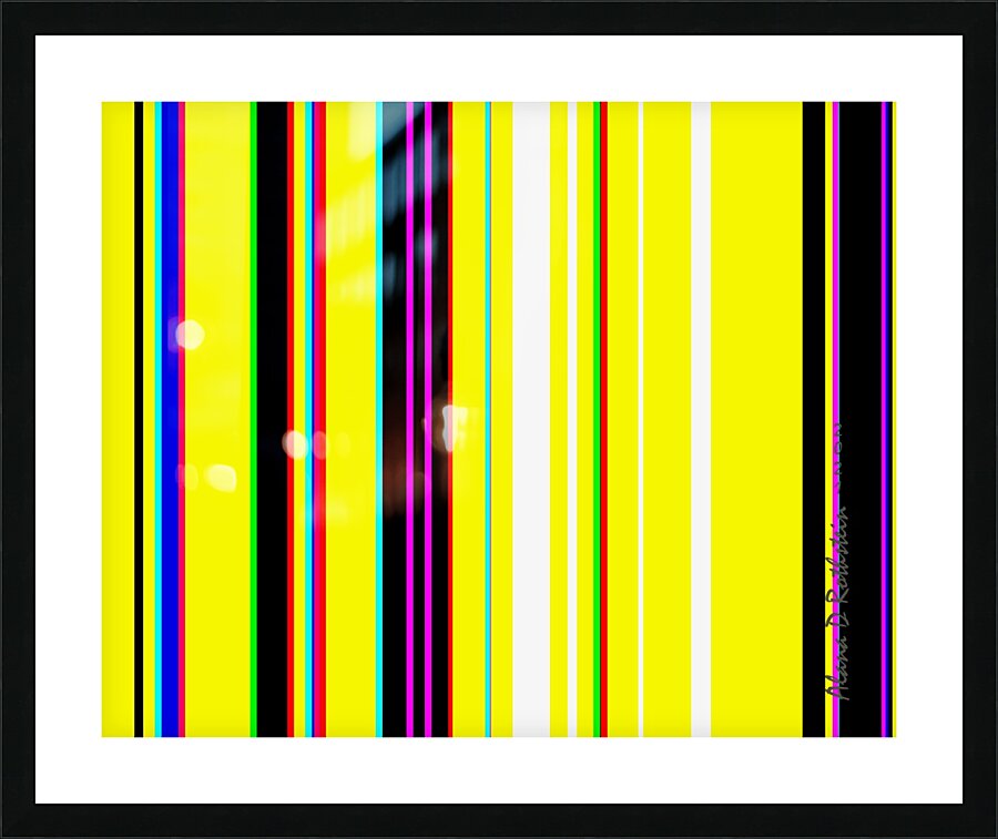 Color Bars 2 Picture Frame print