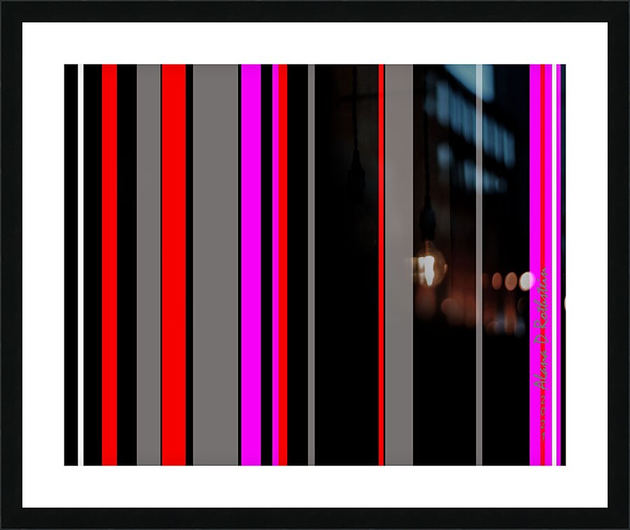 Color Bars 5 Picture Frame print