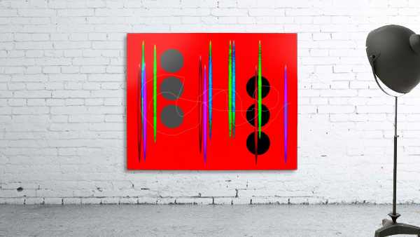HorizonRedCircles Wall Preview