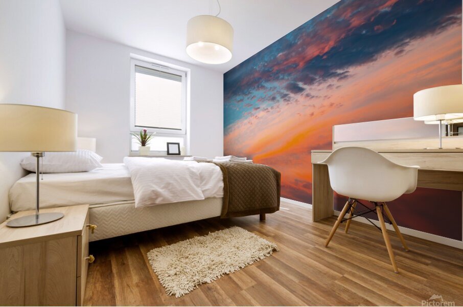 California Clouds Mural print