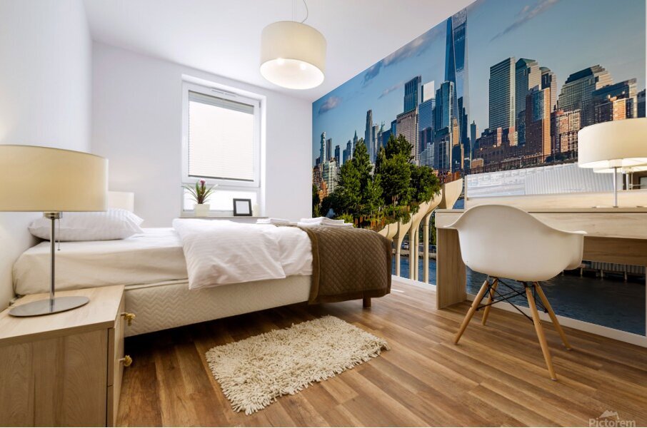 Little Island New York Mural print