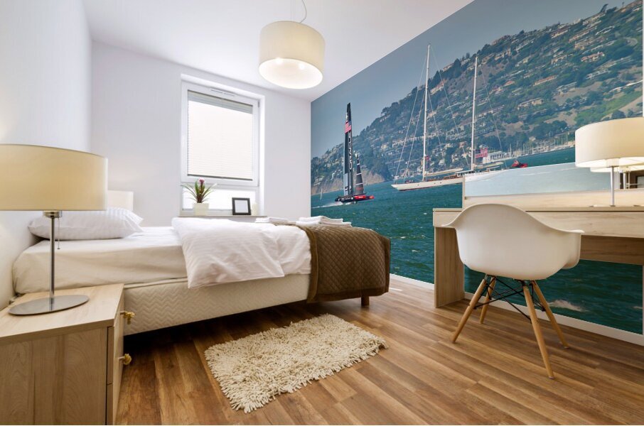 Americas Cup USA vs New Zealand 05 Mural print