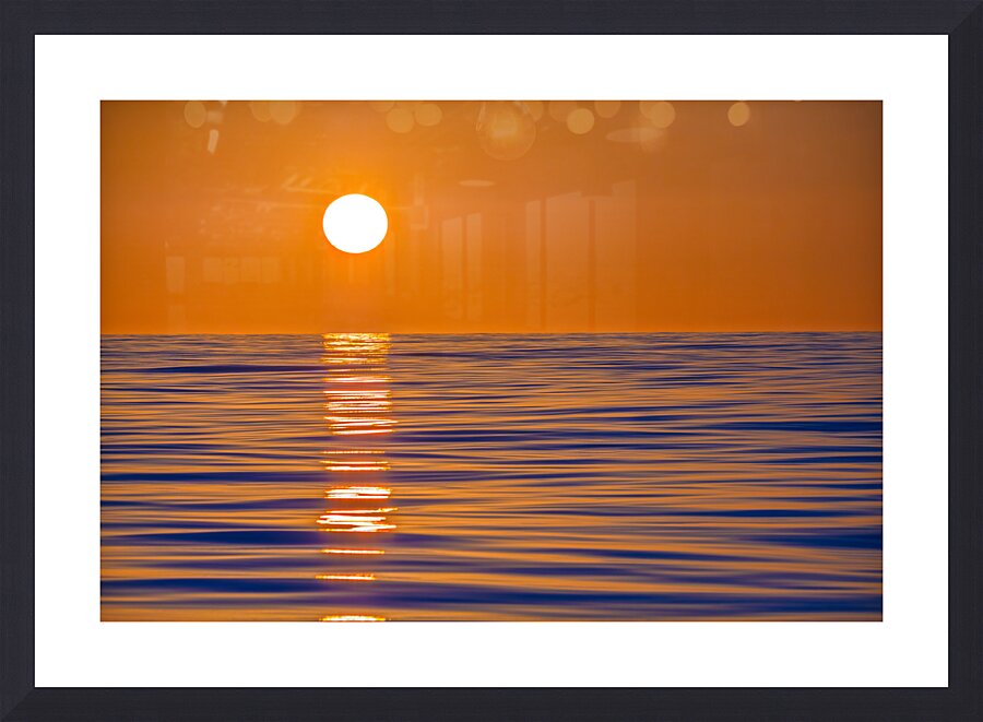 Mid Atlantic Sunset Picture Frame print