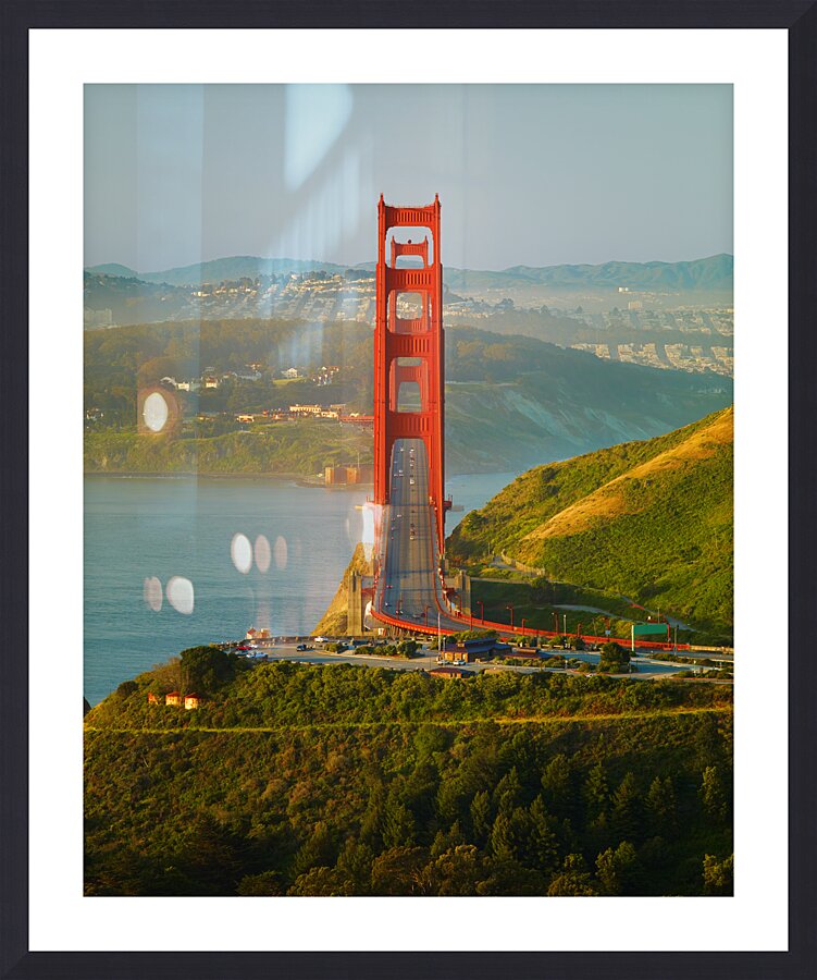 Golden Gate Alignment Picture Frame print