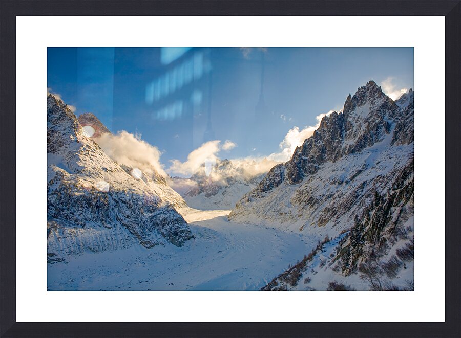 Mer de Glace Chamonix Picture Frame print