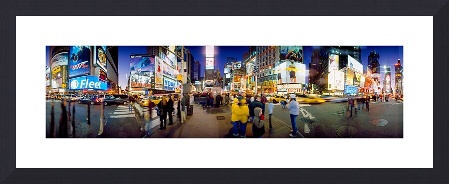 Times Square Picture Frame print