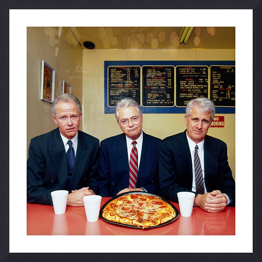 pizza2 holmes 16bit Picture Frame print