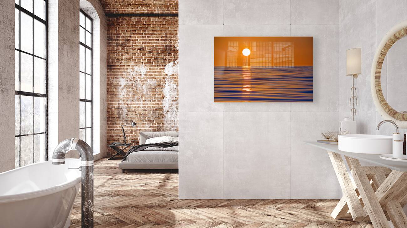 Mid Atlantic Sunset Reproduction