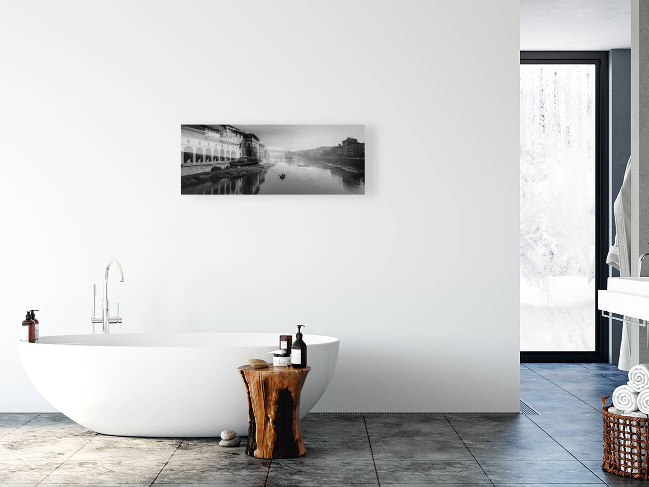 Arno River Florence Reproduction