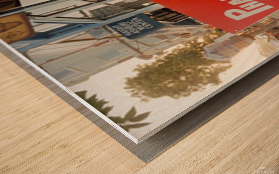 Haight Street Wood print