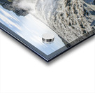 Gullfoss waterfall with lots of spraying Acrylic print