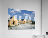 Historical slave houses on Bonaire Acrylic Print