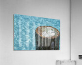 rust on dock Acrylic Print
