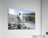 Gullfoss waterfall with lots of spraying Acrylic Print