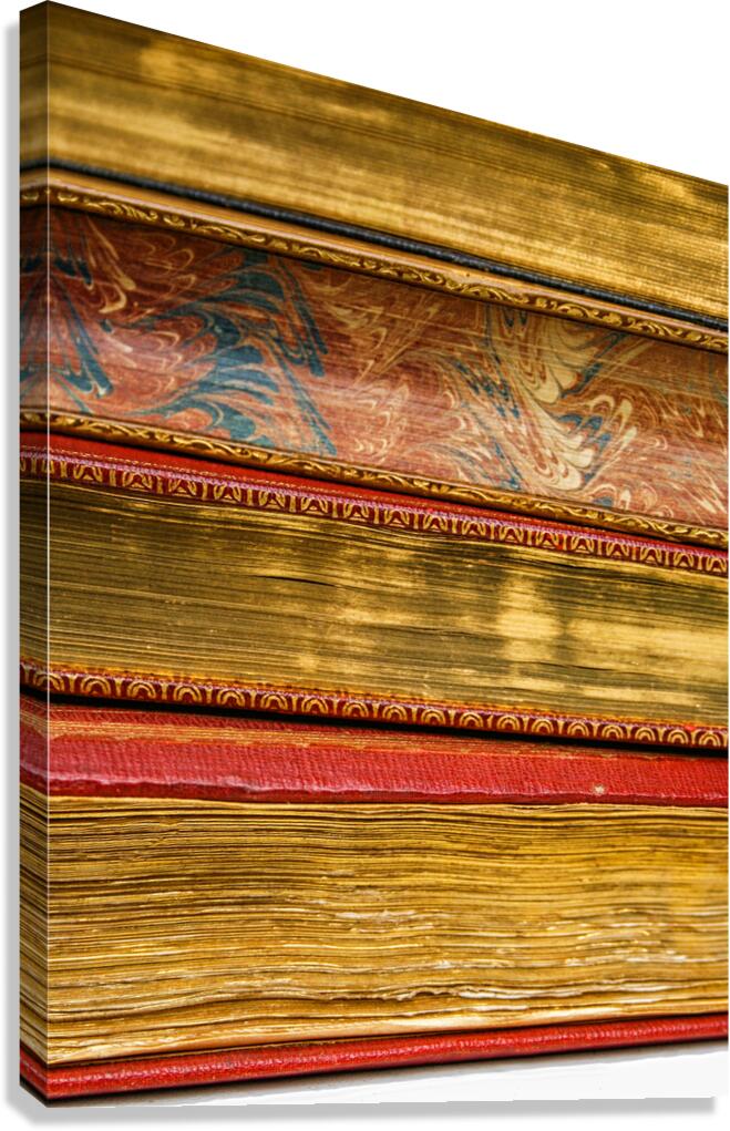 Antique books Canvas Print