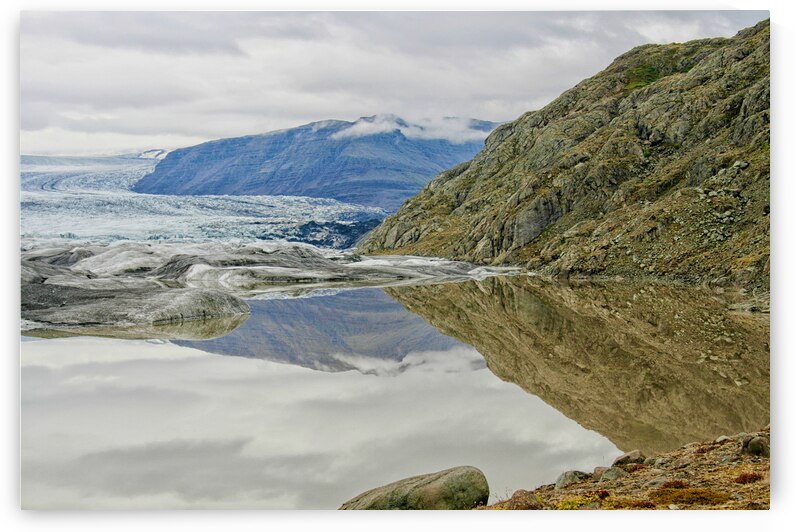 Glacier ending in lake by Patricia Hofmeester PHotography