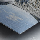 Gullfoss waterfall with lots of spraying Metal print