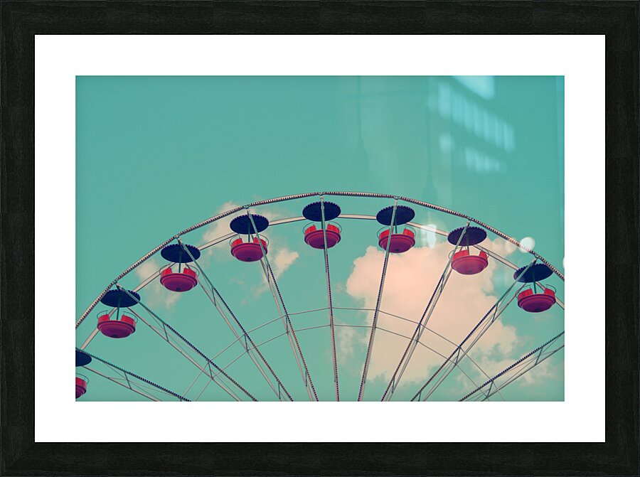 Ferris wheel Picture Frame print