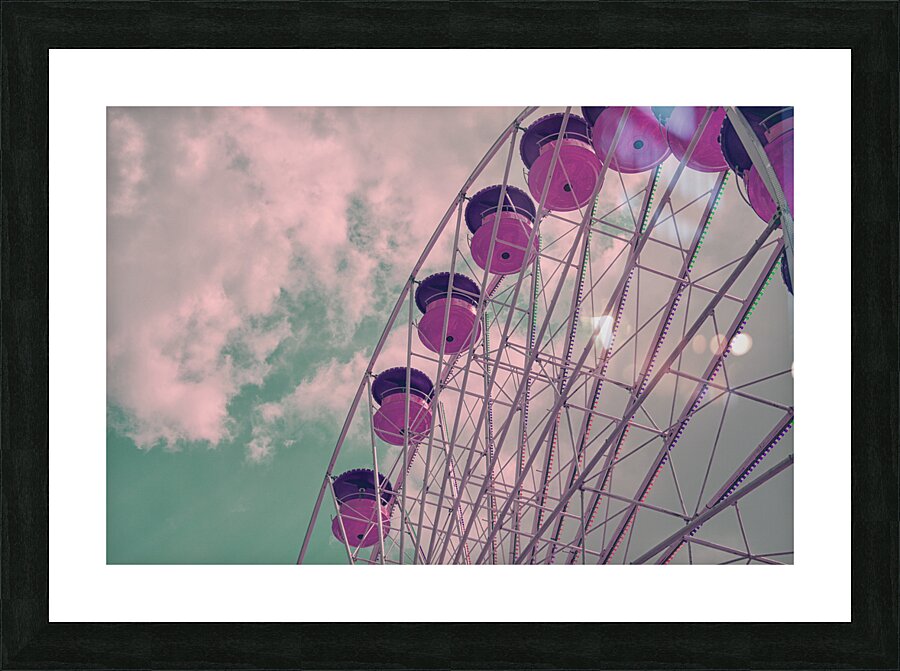 Ferris wheel Picture Frame print