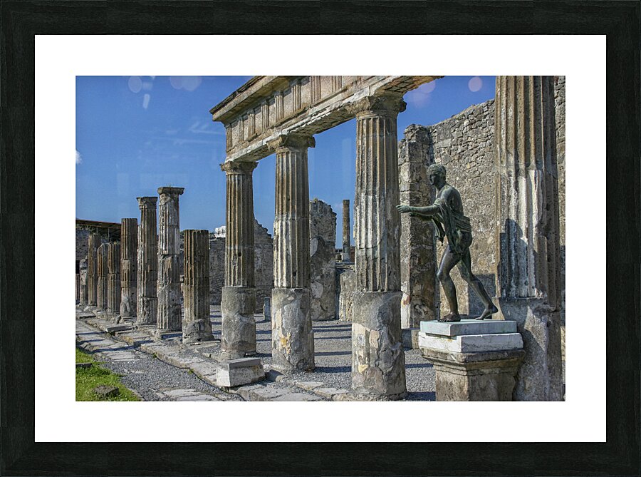 Apollo statue Picture Frame print