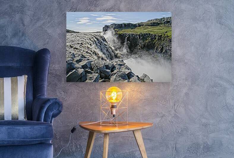 Gullfoss waterfall with lots of spraying by Patricia Hofmeester PHotography