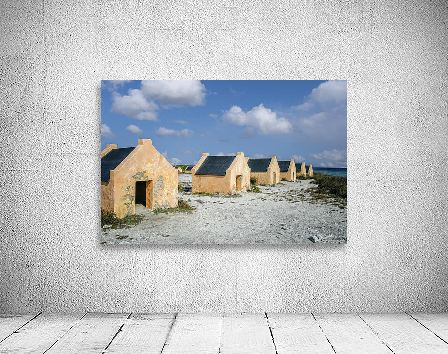 Historical slave houses on Bonaire Wall Preview