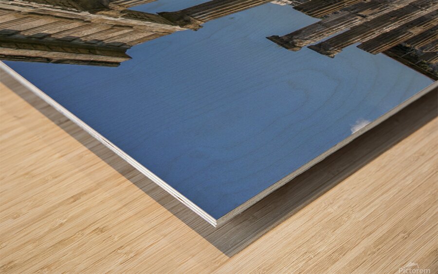 Apollo statue Wood print