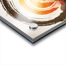 nature watercolor mountain camping outdoors fores Acrylic print