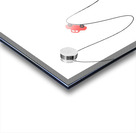 minimalist road automobile lineart comic ride Acrylic print