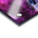 boat fisherman ship sea ocean milky way night nat Acrylic print