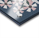 flowers mug drawing blue background pattern natur Acrylic print