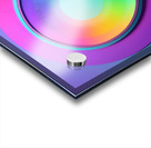 circle colorful rainbow spectrum button gradient Acrylic print