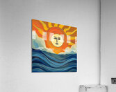 sea background water ocean design landscape blue Acrylic Print