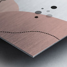 floral art nature pattern floral background desig Metal print