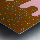 ice cream dessert food cake chocolate sprinkles s Metal print