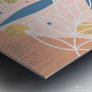 summer pattern tropical design nature green plant Metal print