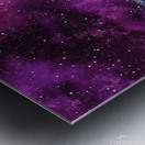 boat fisherman ship sea ocean milky way night nat Metal print