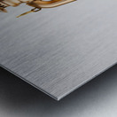 lantern vintage light lamp old fashioned antique Metal print