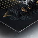 waterfall water nature springs rain drawing paint Metal print