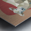 polygon sheep low poly goat abstract graphic lamb Metal print