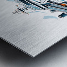 cruise ship travel vacation cruising sea water ve Metal print